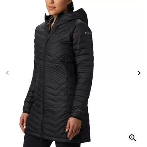 Women’s Columbia Powder Lite Mid Jacket Black Medium